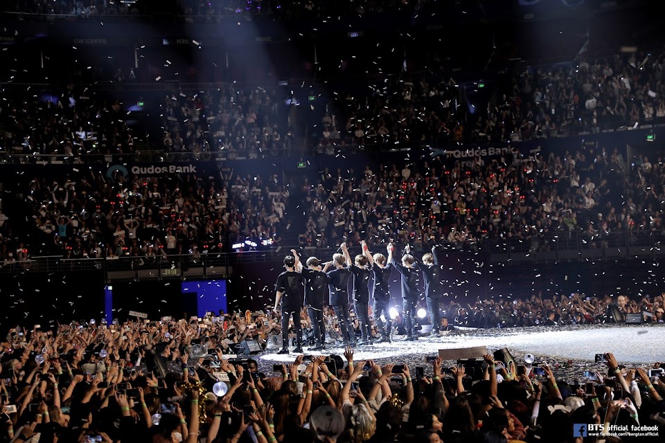 BTS concert. Dynamite!